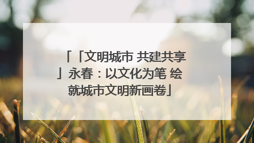 「文明城市 共建共享」永春：以文化为笔 绘就城市文明新画卷