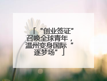 “创业签证”召唤全球青年，温州变身国际“逐梦场”