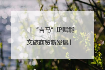“吉马”IP赋能文旅商贸新发展