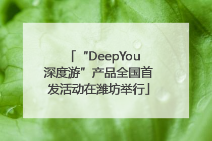 “DeepYou深度游”产品全国首发活动在潍坊举行