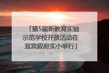 第5届新教育实验示范学校开放活动在宜宾叙府实小举行