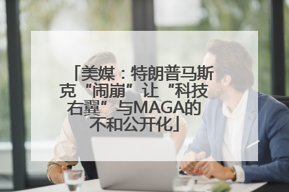 美媒：特朗普马斯克“闹崩”让“科技右翼”与MAGA的不和公开化
