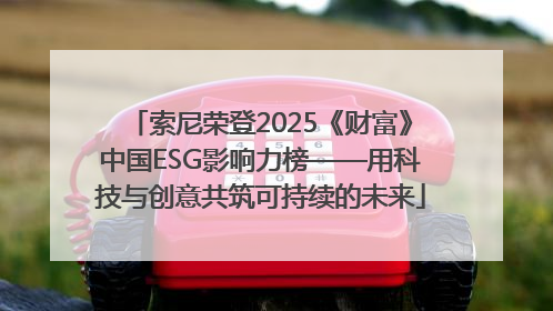 索尼荣登2025《财富》中国ESG影响力榜——用科技与创意共筑可持续的未来
