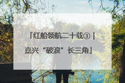 红船领航二十载③｜嘉兴“破浪”长三角