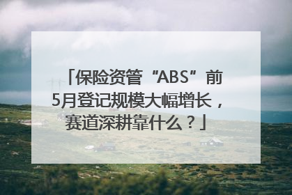 保险资管“ABS”前5月登记规模大幅增长，赛道深耕靠什么？