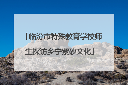 临汾市特殊教育学校师生探访乡宁紫砂文化
