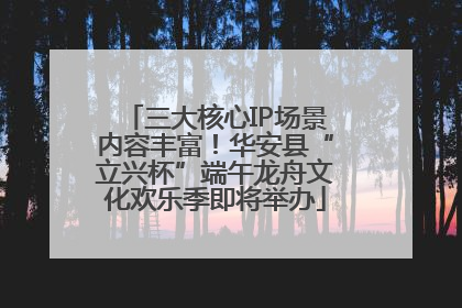 三大核心IP场景内容丰富！华安县“立兴杯”端午龙舟文化欢乐季即将举办