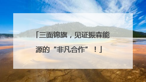 三面锦旗，见证振森能源的“非凡合作”！