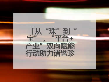 从“珠”到“宝”，“平台+产业”双向赋能行动助力诸暨珍珠升级蜕变