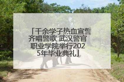 千余学子热血宣誓齐唱警歌 武汉警官职业学院举行2025年毕业典礼