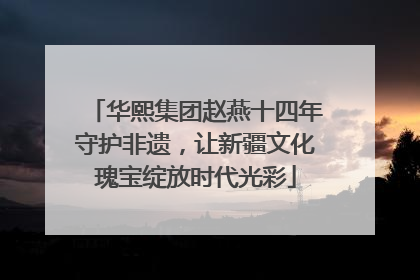华熙集团赵燕十四年守护非遗，让新疆文化瑰宝绽放时代光彩