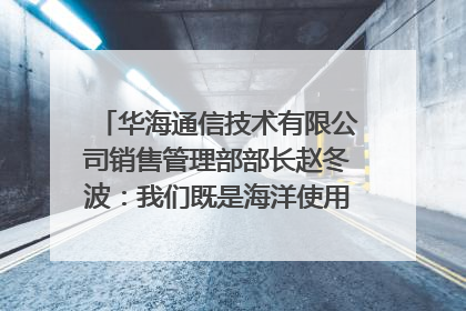 华海通信技术有限公司销售管理部部长赵冬波：我们既是海洋使用者 也是海洋保护者｜2025年生态文明贵阳国际论坛