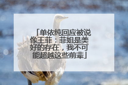 单依纯回应被说像王菲：菲姐是美好的存在，我不可能超越这些前辈