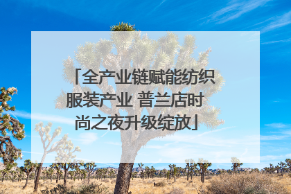 全产业链赋能纺织服装产业 普兰店时尚之夜升级绽放