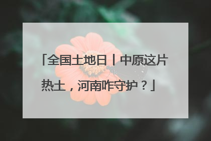 全国土地日丨中原这片热土，河南咋守护？