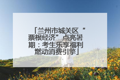 兰州市城关区“票根经济”点亮暑期：考生乐享福利 燃动消费引擎
