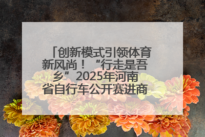 创新模式引领体育新风尚！“行走是吾乡”2025年河南省自行车公开赛进商圈系列赛落幕