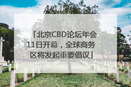 北京CBD论坛年会11日开幕，全球商务区将发起重要倡议