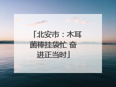 北安市：木耳菌棒挂袋忙 奋进正当时