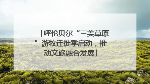 呼伦贝尔“三美草原”游牧迁徙季启动，推动文旅融合发展