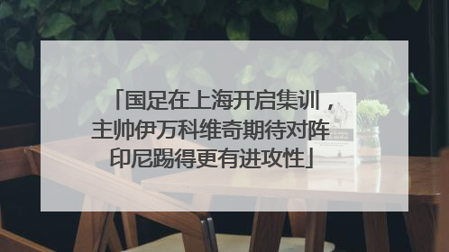 国足在上海开启集训，主帅伊万科维奇期待对阵印尼踢得更有进攻性