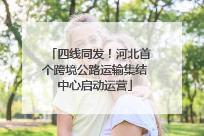 四线同发！河北首个跨境公路运输集结中心启动运营