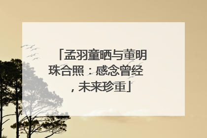 孟羽童晒与董明珠合照：感念曾经，未来珍重