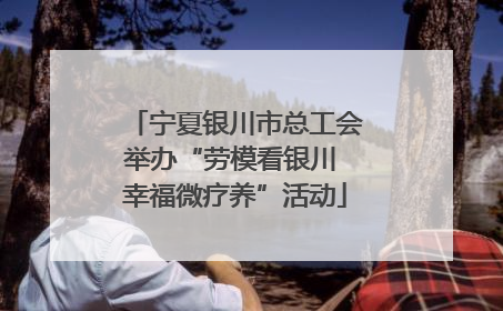 宁夏银川市总工会举办“劳模看银川 幸福微疗养”活动