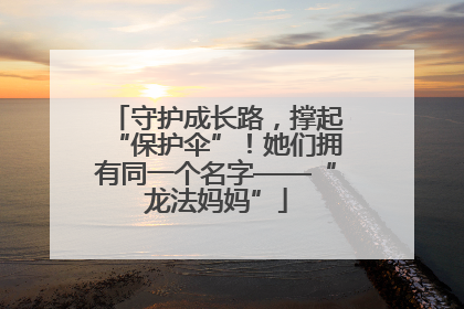 守护成长路，撑起“保护伞”！她们拥有同一个名字——“龙法妈妈”