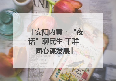 安阳内黄：“夜话”聊民生 干群同心谋发展