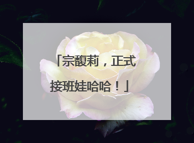 宗馥莉，正式接班娃哈哈！