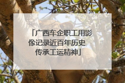 广西车企职工用影像记录近百年历史 传承工运精神
