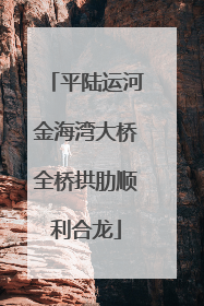 平陆运河金海湾大桥全桥拱肋顺利合龙