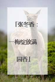 张冬香：一梅绽放满园香
