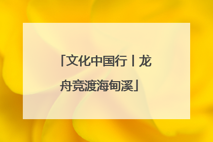 文化中国行丨龙舟竞渡海甸溪