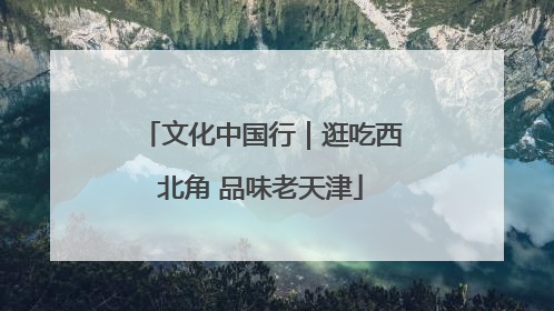 文化中国行｜逛吃西北角 品味老天津