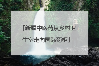 新疆中医药从乡村卫生室走向国际药柜