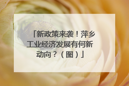 新政策来袭！萍乡工业经济发展有何新动向？（图）