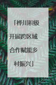桦川积极开展跨区域合作赋能乡村振兴