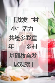 激发“村小”活力 共绘多彩童年——乡村基础教育发展观察