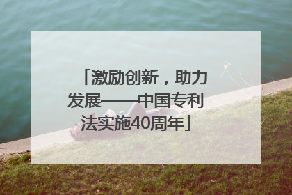 激励创新，助力发展——中国专利法实施40周年