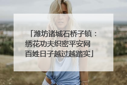 潍坊诸城石桥子镇：绣花功夫织密平安网 百姓日子越过越踏实