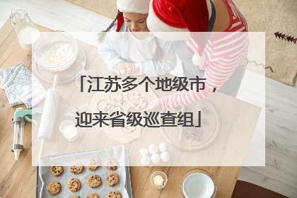 江苏多个地级市，迎来省级巡查组
