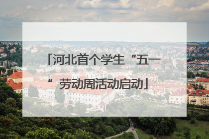 河北首个学生“五一”劳动周活动启动