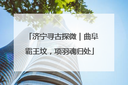 济宁寻古探微｜曲阜霸王坟，项羽魂归处