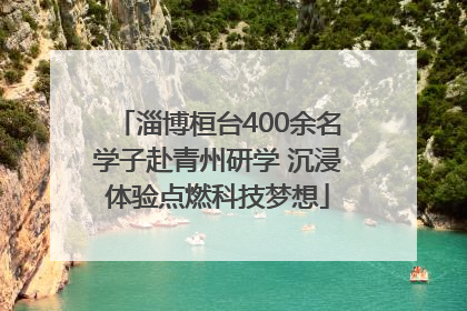 淄博桓台400余名学子赴青州研学 沉浸体验点燃科技梦想