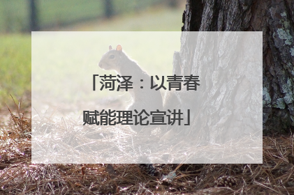 菏泽：以青春赋能理论宣讲