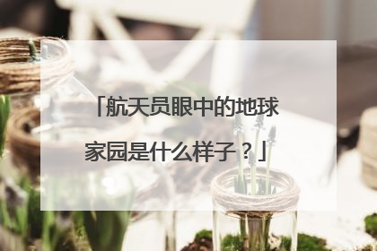 航天员眼中的地球家园是什么样子？