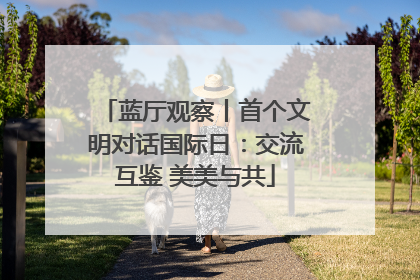 蓝厅观察丨首个文明对话国际日：交流互鉴 美美与共