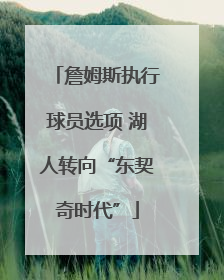 詹姆斯执行球员选项 湖人转向“东契奇时代”